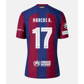 Barcelona Marcos Alonso #17 Replika Hjemmebanetrøje 2023-24 Kortærmet